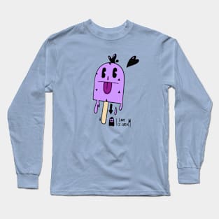 I LOVE ICE CREAM Long Sleeve T-Shirt